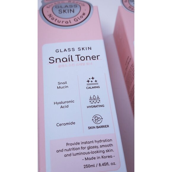 Dearboo Glass Skin Snail Toner Cream & Serum Set  Korean Beauty Skincare - Picture 8 of 14